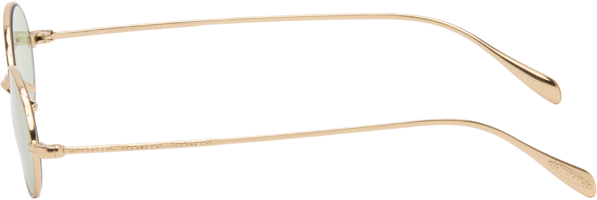 Oliver Peoples: ゴールド Calidor サングラス | SSENSE 日本