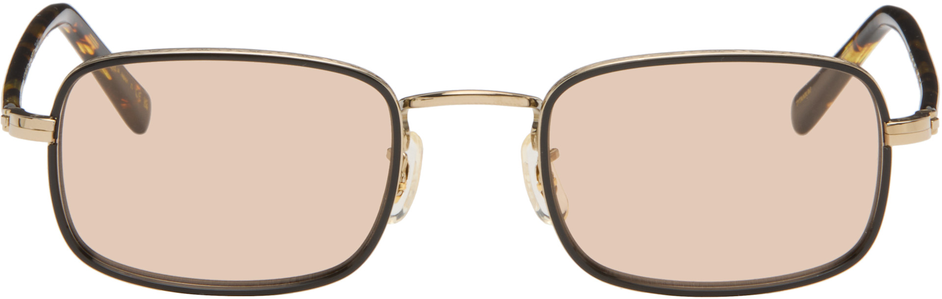 Oliver Peoples - 브라운 브라이머 선글라스