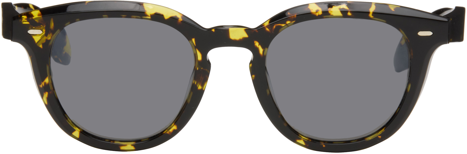 Oliver Peoples - 브라운 N.05 선글라스