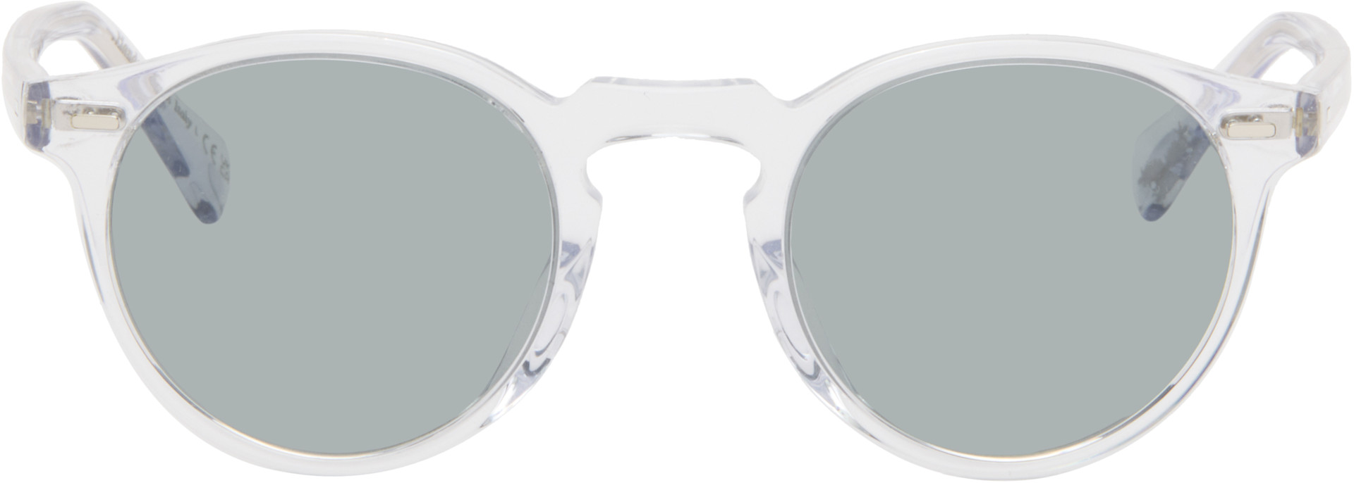 Oliver Peoples - 투명 그레고리 펙 선글라스