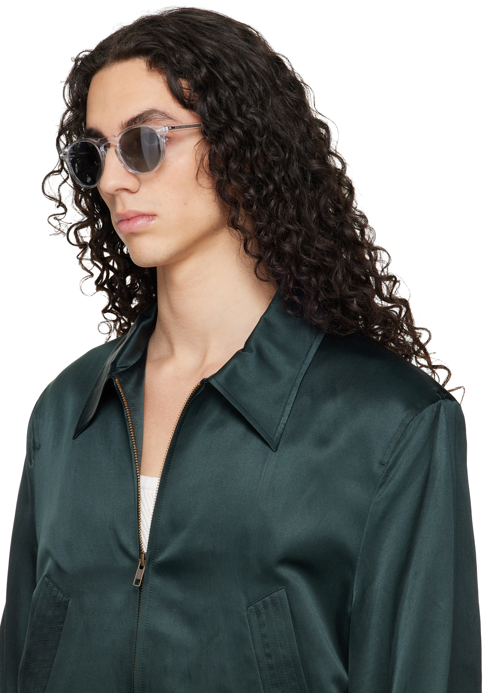 Oliver Peoples - 투명 그레고리 펙 선글라스
