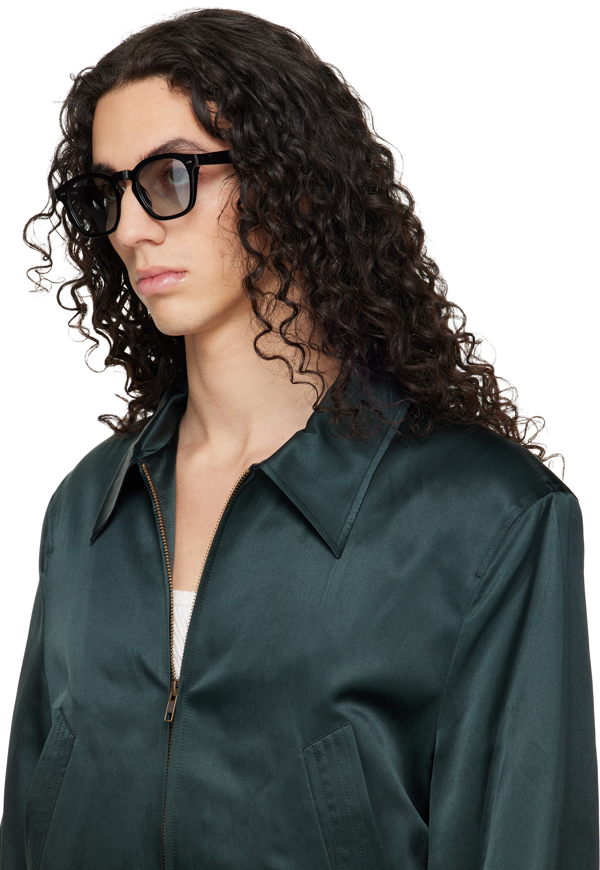 Oliver Peoples - 블랙 N.03 선글라스