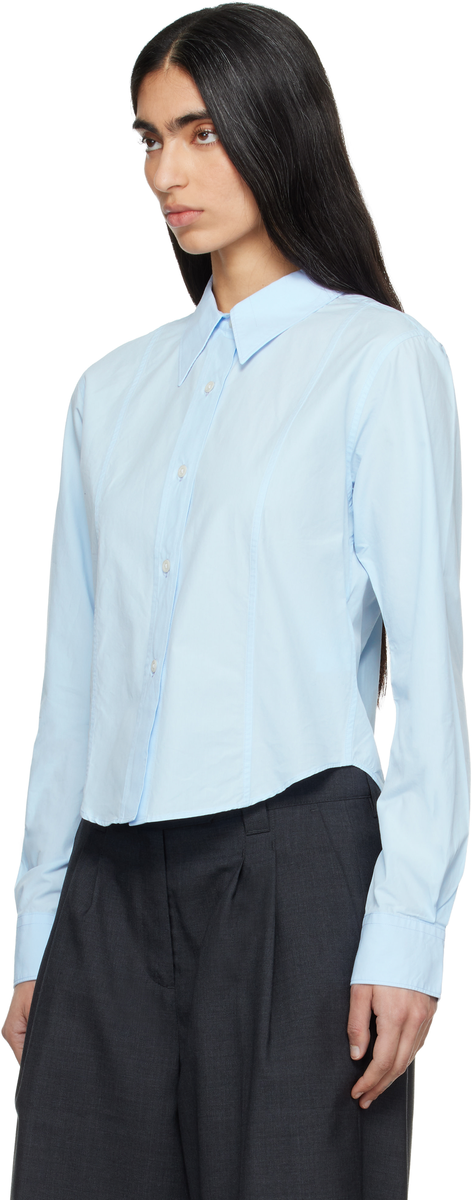 mfpen: Blue Readers Shirt | SSENSE mfpen: Blue Readers Shirt | SSENSE