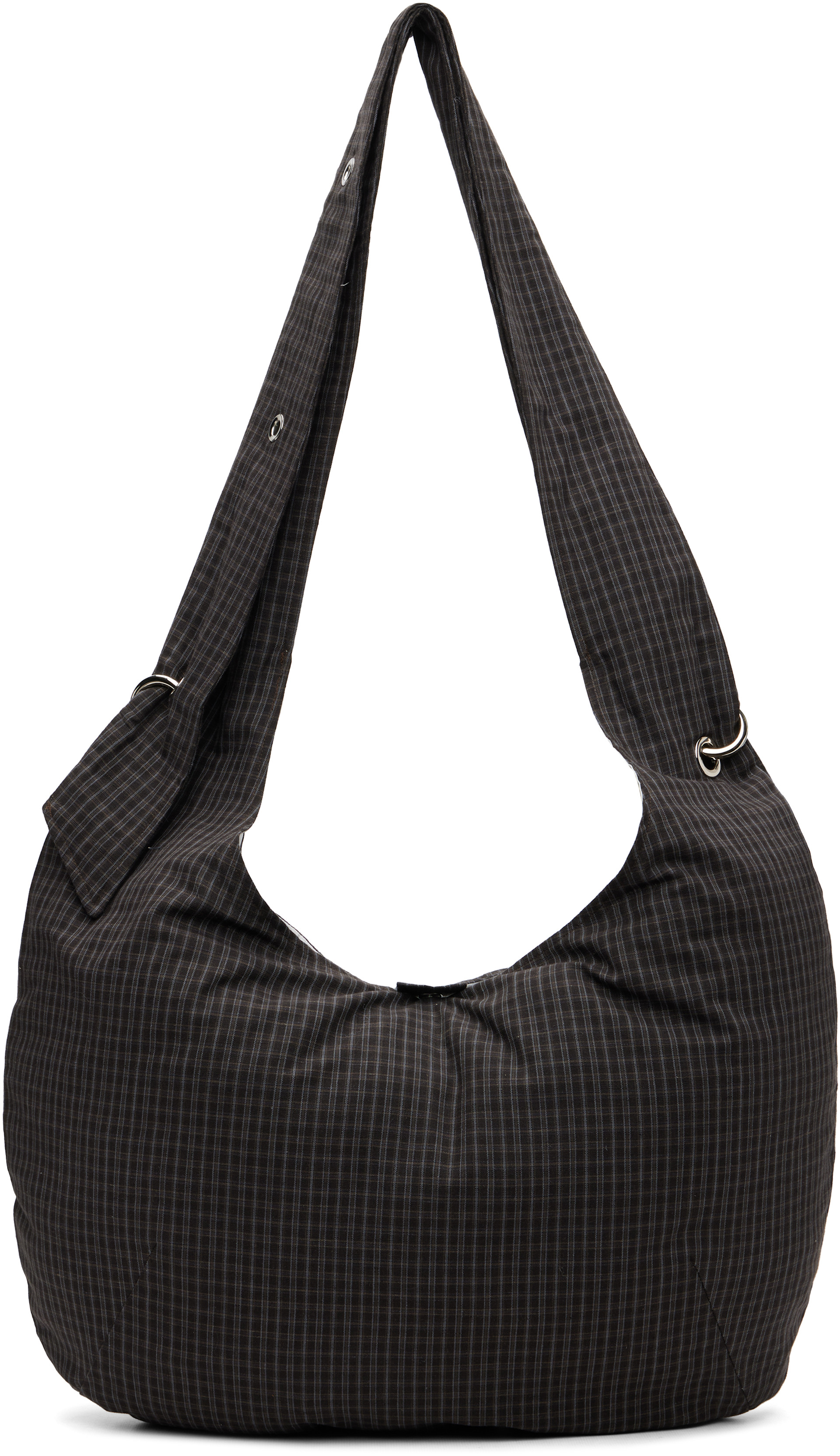 mfpen - Sac messager gris à œillets