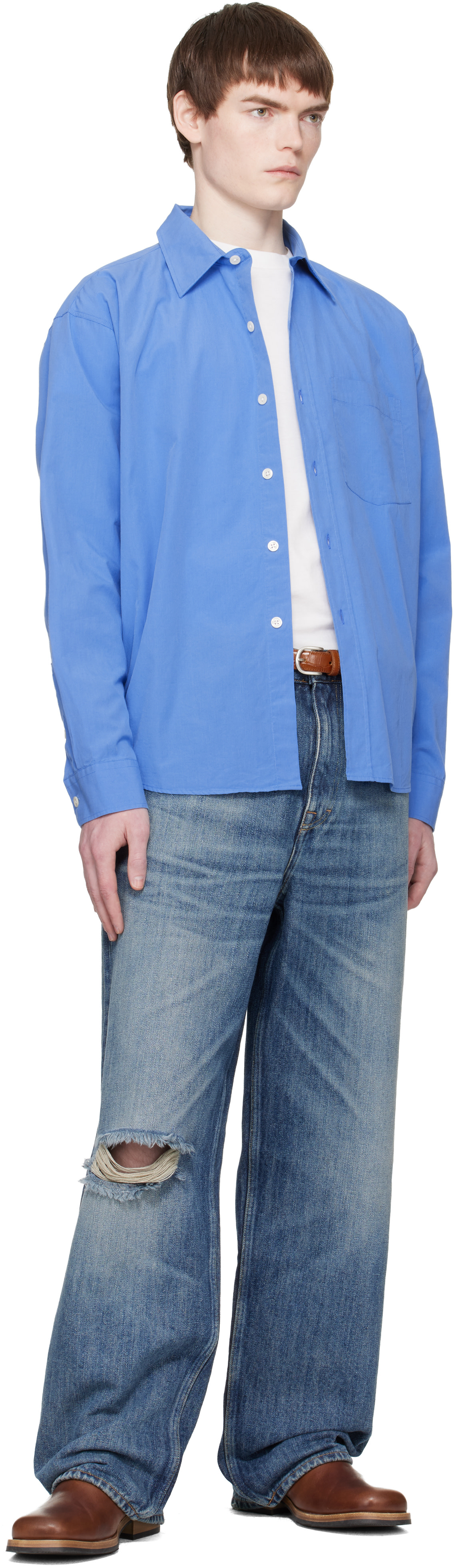 mfpen - Chemise Executive bleue