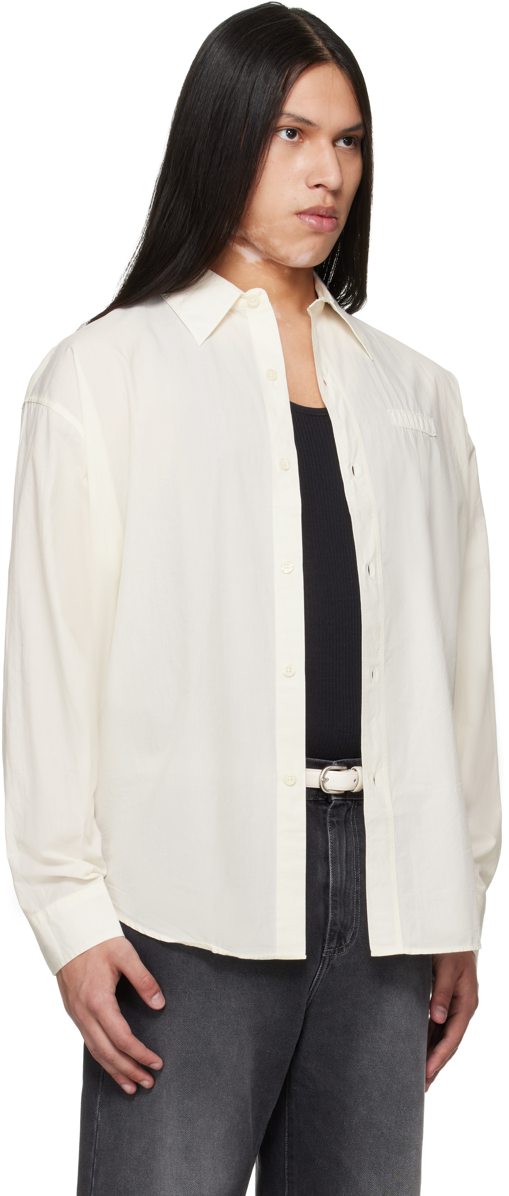 mfpen - Chemise Essay blanc cassé