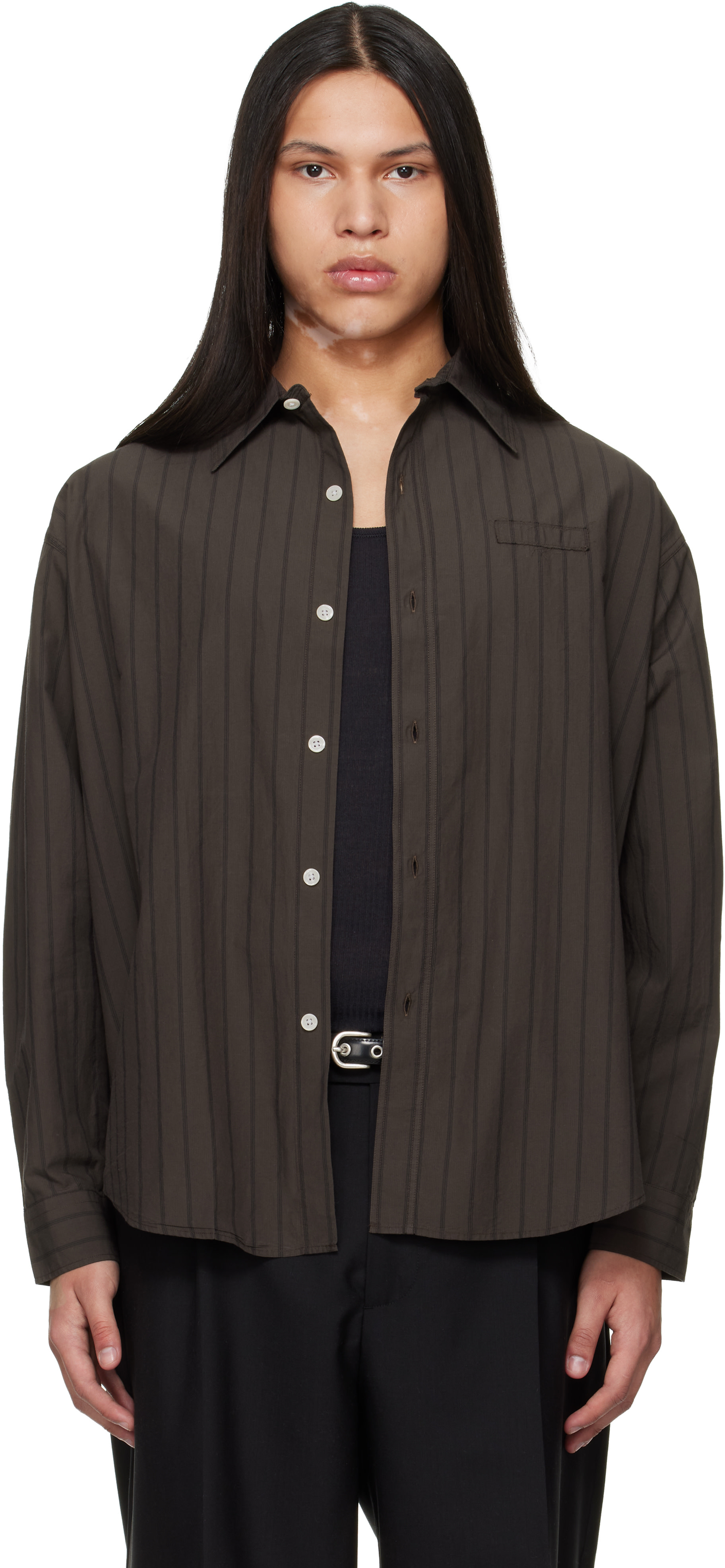 mfpen - Chemise Essay brune