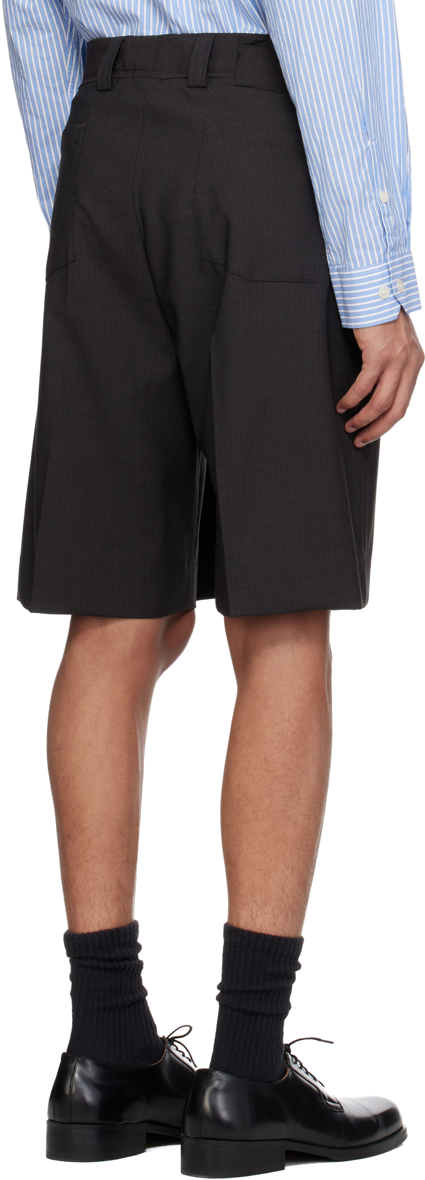 パンツ 25ss mfpen classic shorts Classic Shorts - Dark Grey Stripe – mfpen