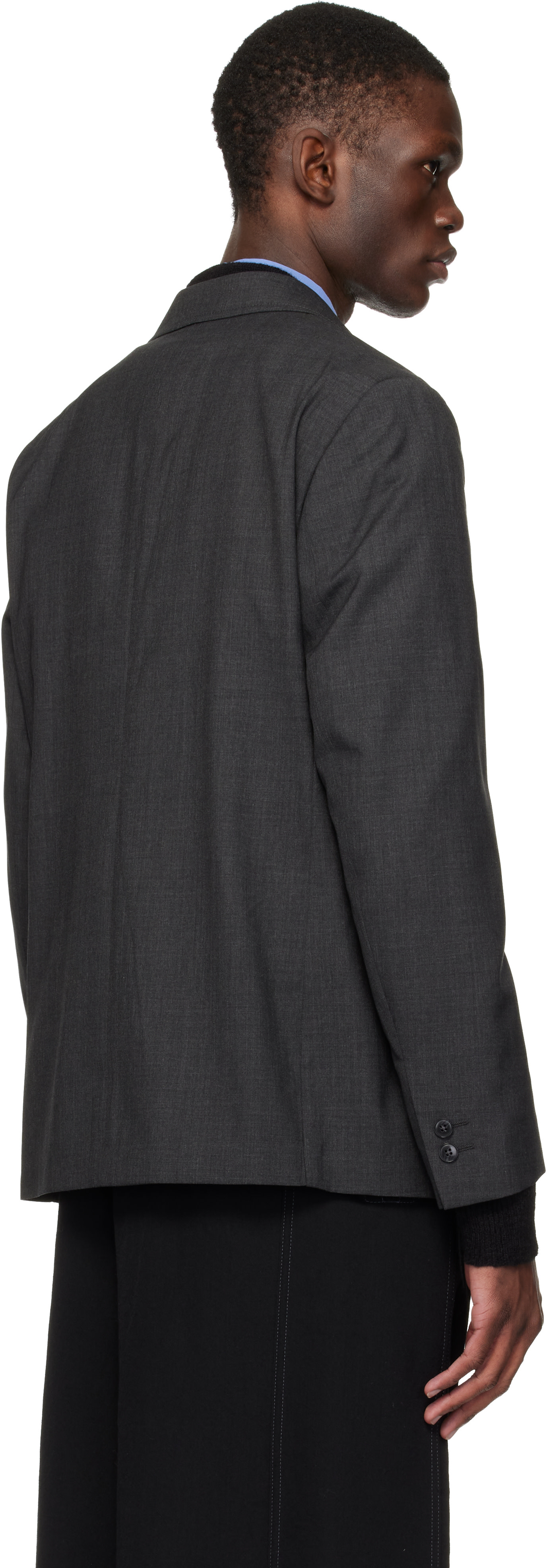mfpen - Gray Patch Pocket Blazer