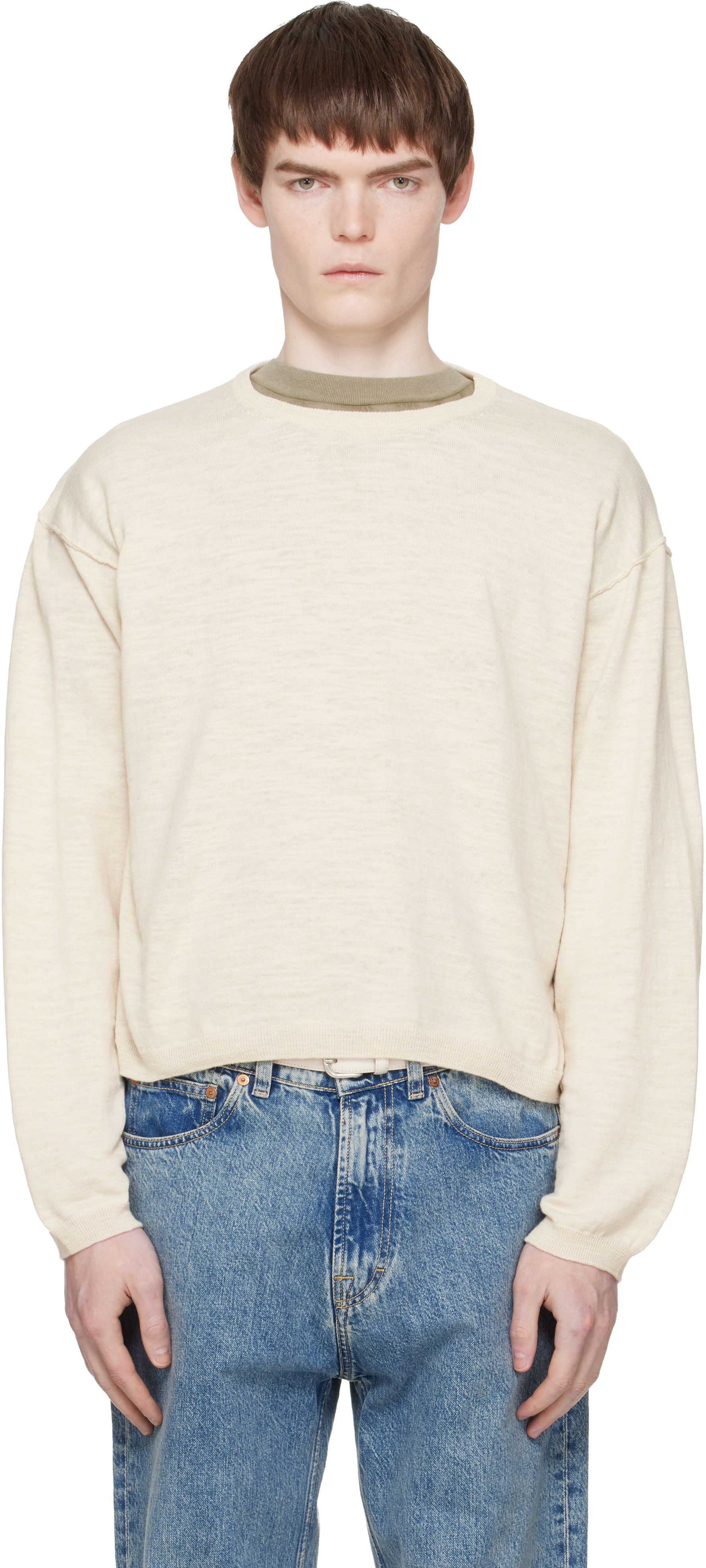 mfpen - 오프 화이트 컴패니언 스웨터