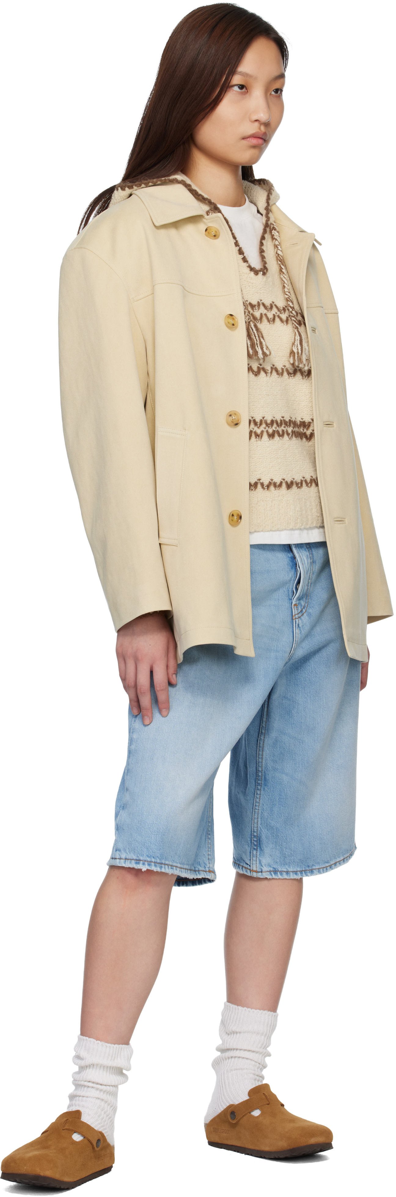 Birkenstock: タン Boston Soft Footbed レギュラー クロッグ | SSENSE