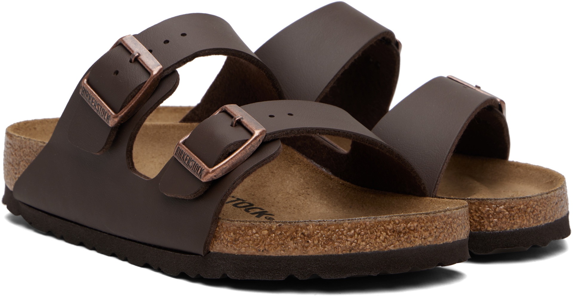 Birkenstock: ブラウン Arizona レギュラー サンダル | SSENSE 日本 Birkenstock: ブラウン Arizona レギュラー サンダル | SSENSE 日本
