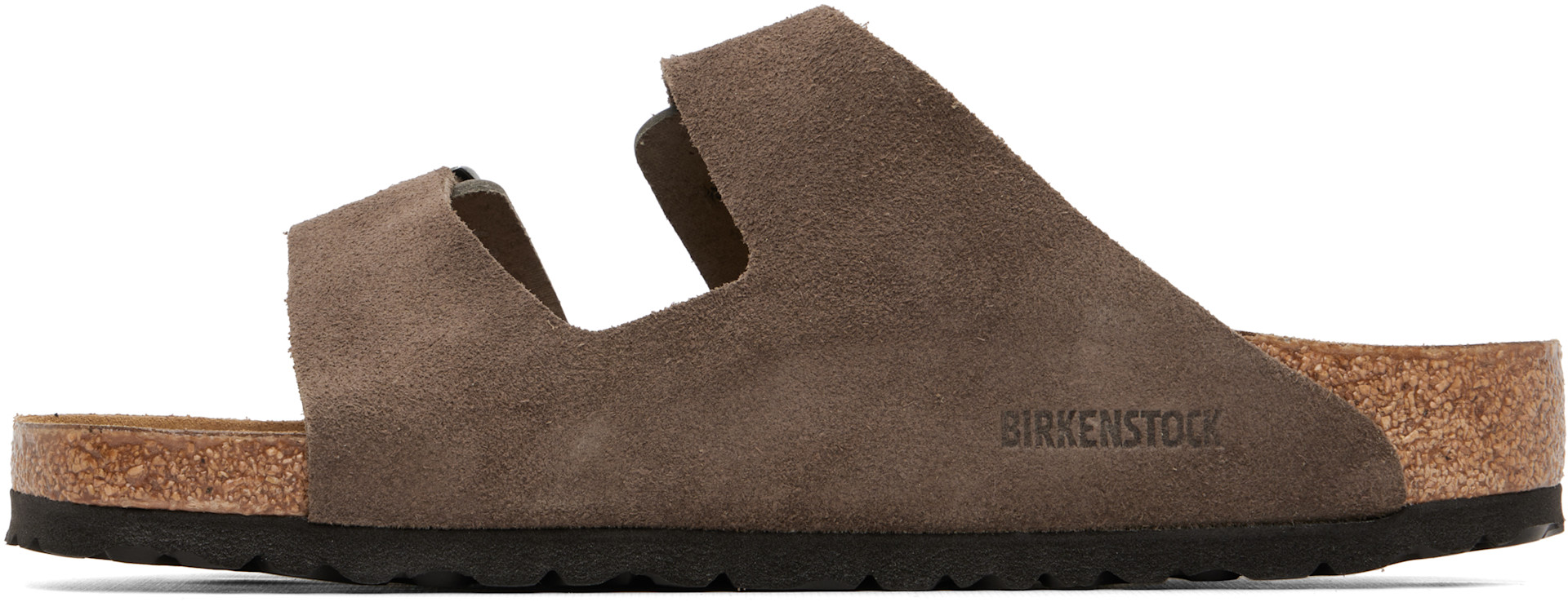 Birkenstock: グレー Arizona レギュラー サンダル | SSENSE 日本