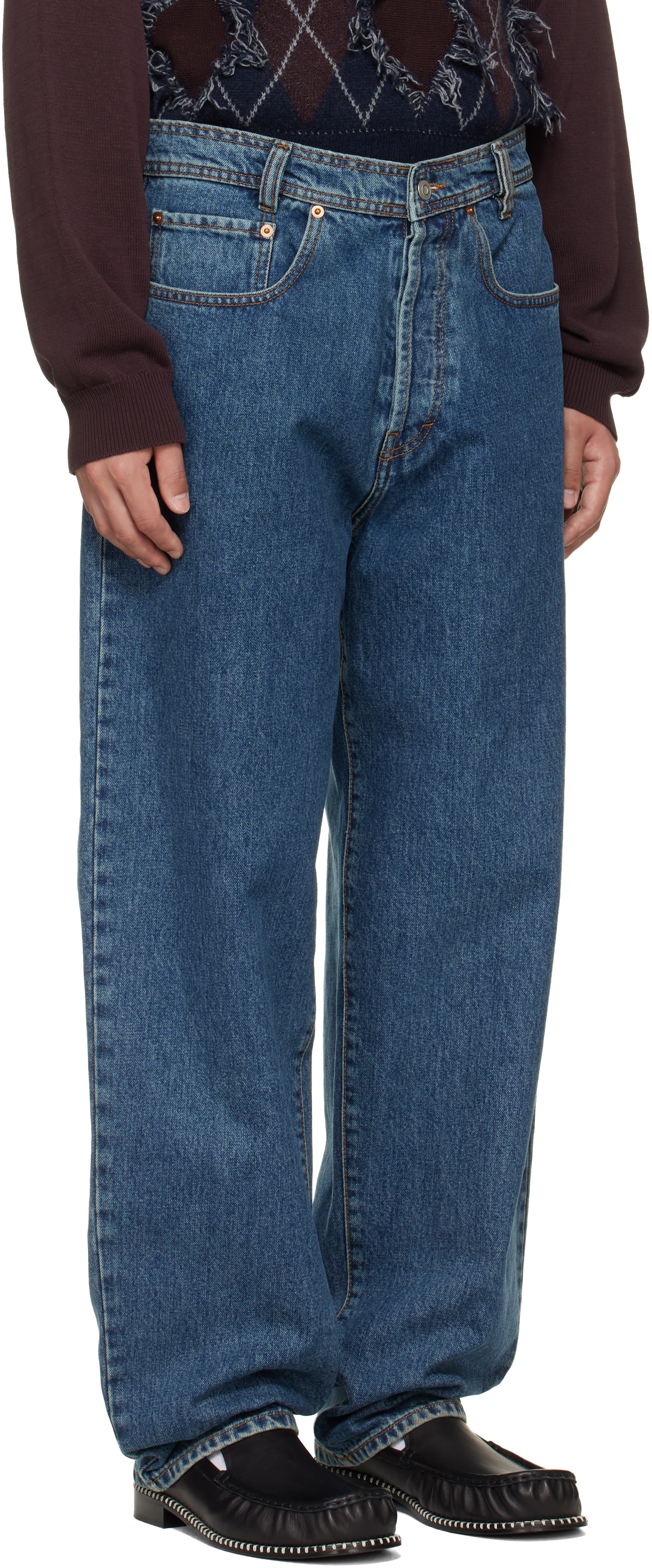 Magliano: Blue Indistruttibile Jeans | SSENSE Canada