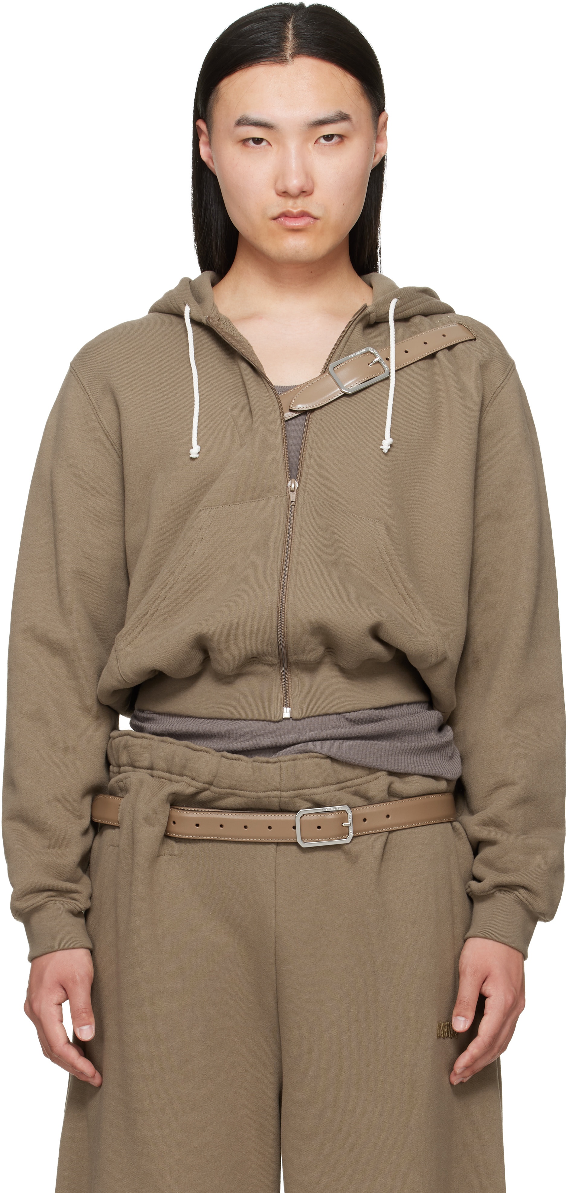 Magliano - Pull à capuche Provincia brun
