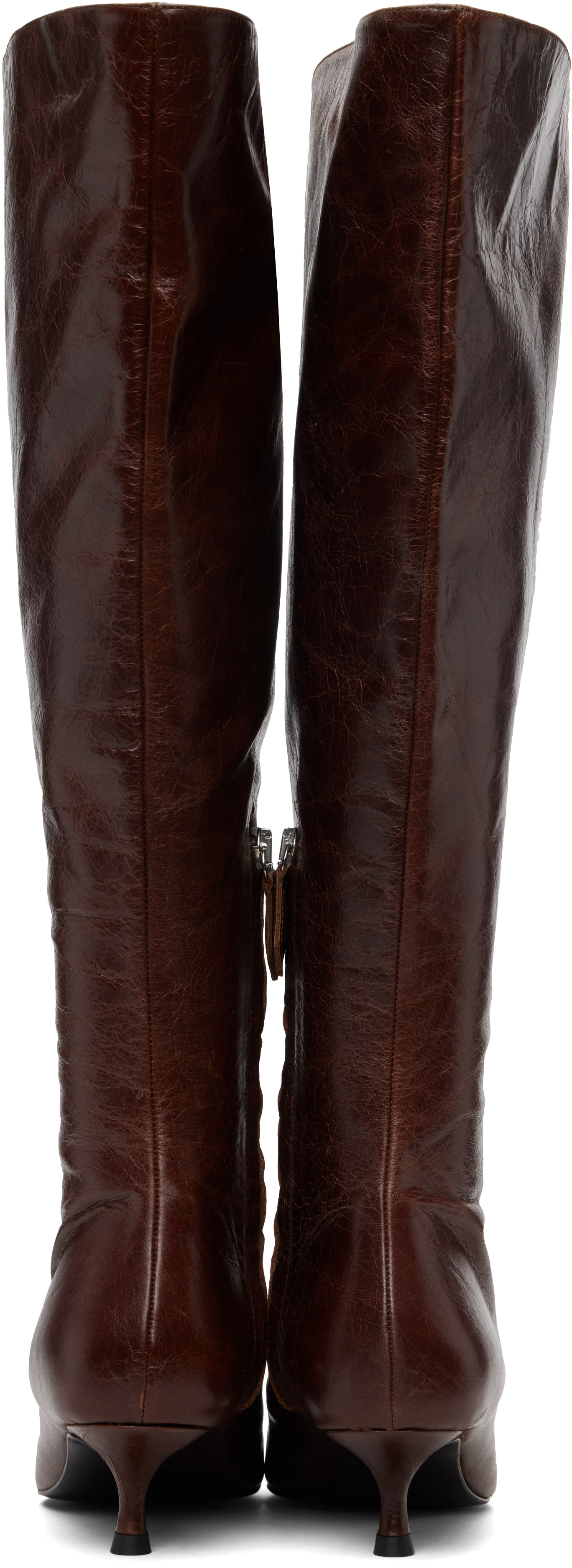 ABRA - Bottes évasées brunes