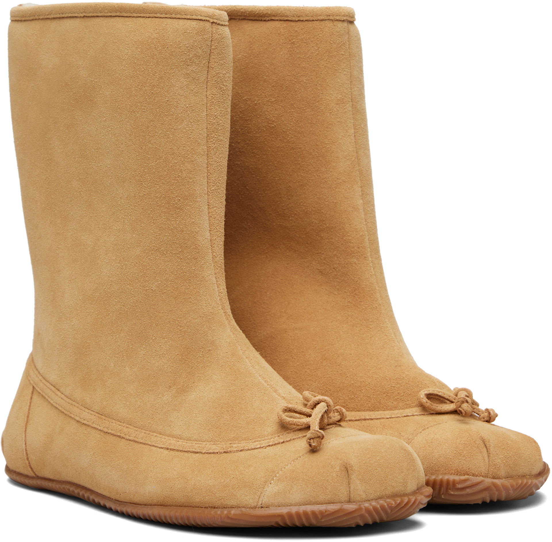 ABRA - Tan Tall Baby Boots