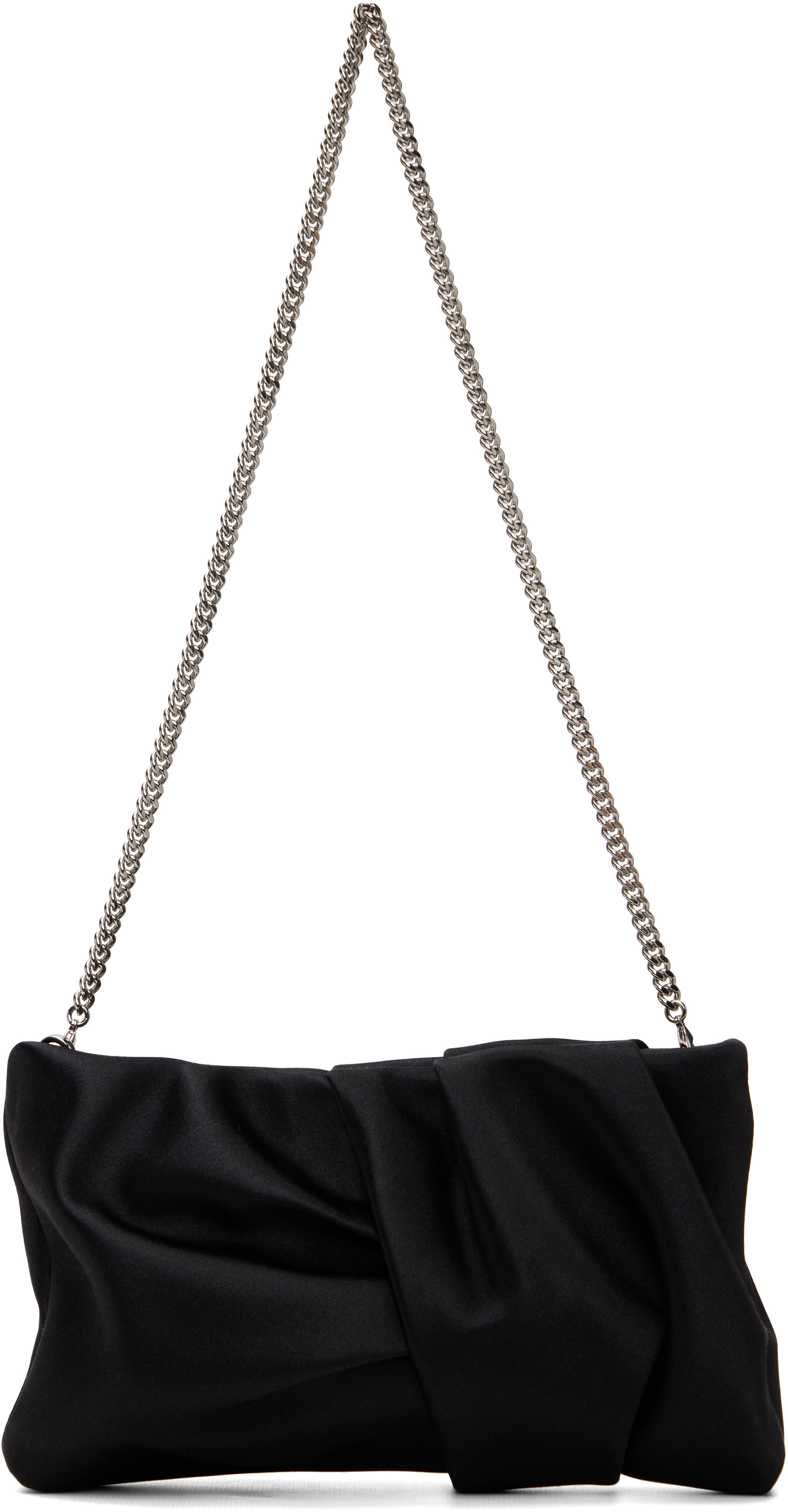 Jimmy Choo: ブラック Bonny クラッチバッグ | SSENSE 日本