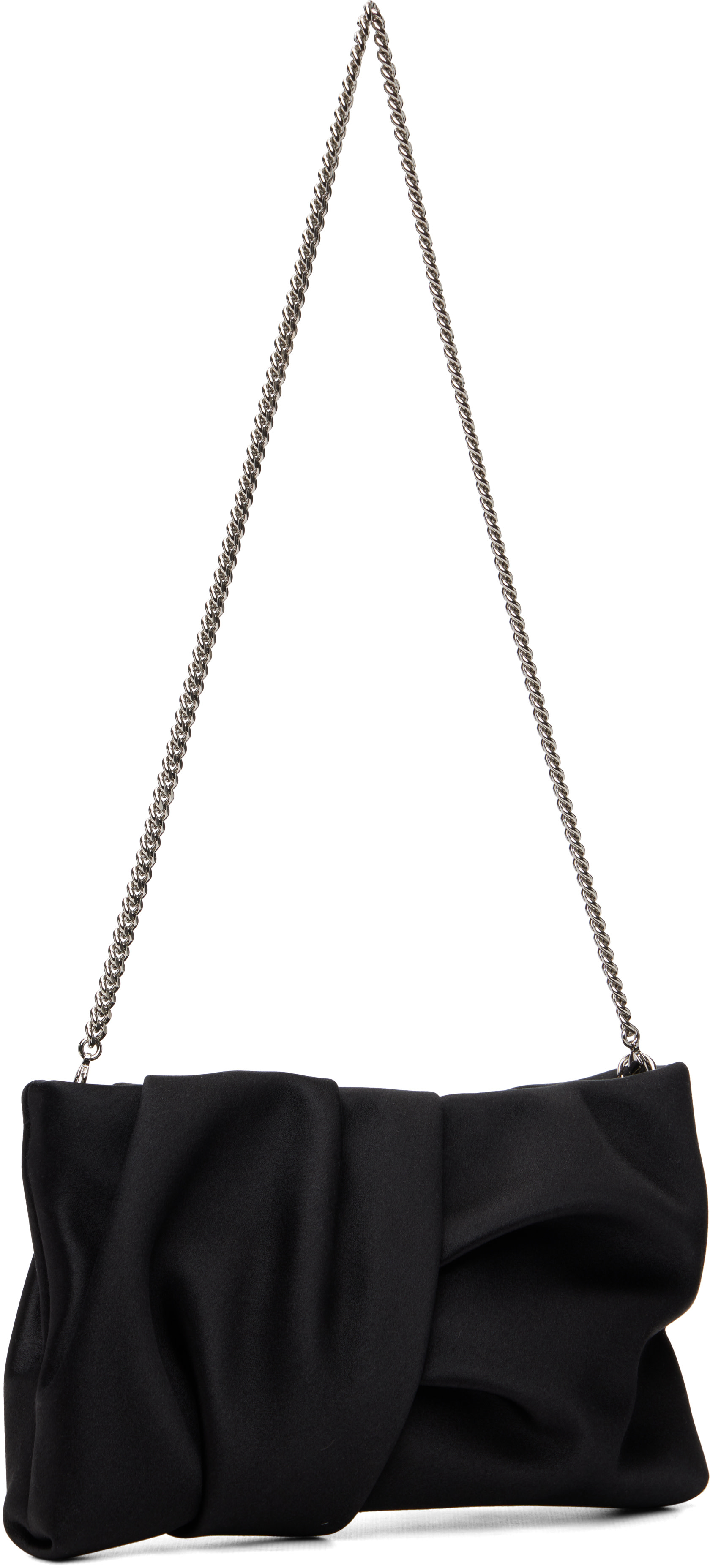 Jimmy Choo: ブラック Bonny クラッチバッグ | SSENSE 日本