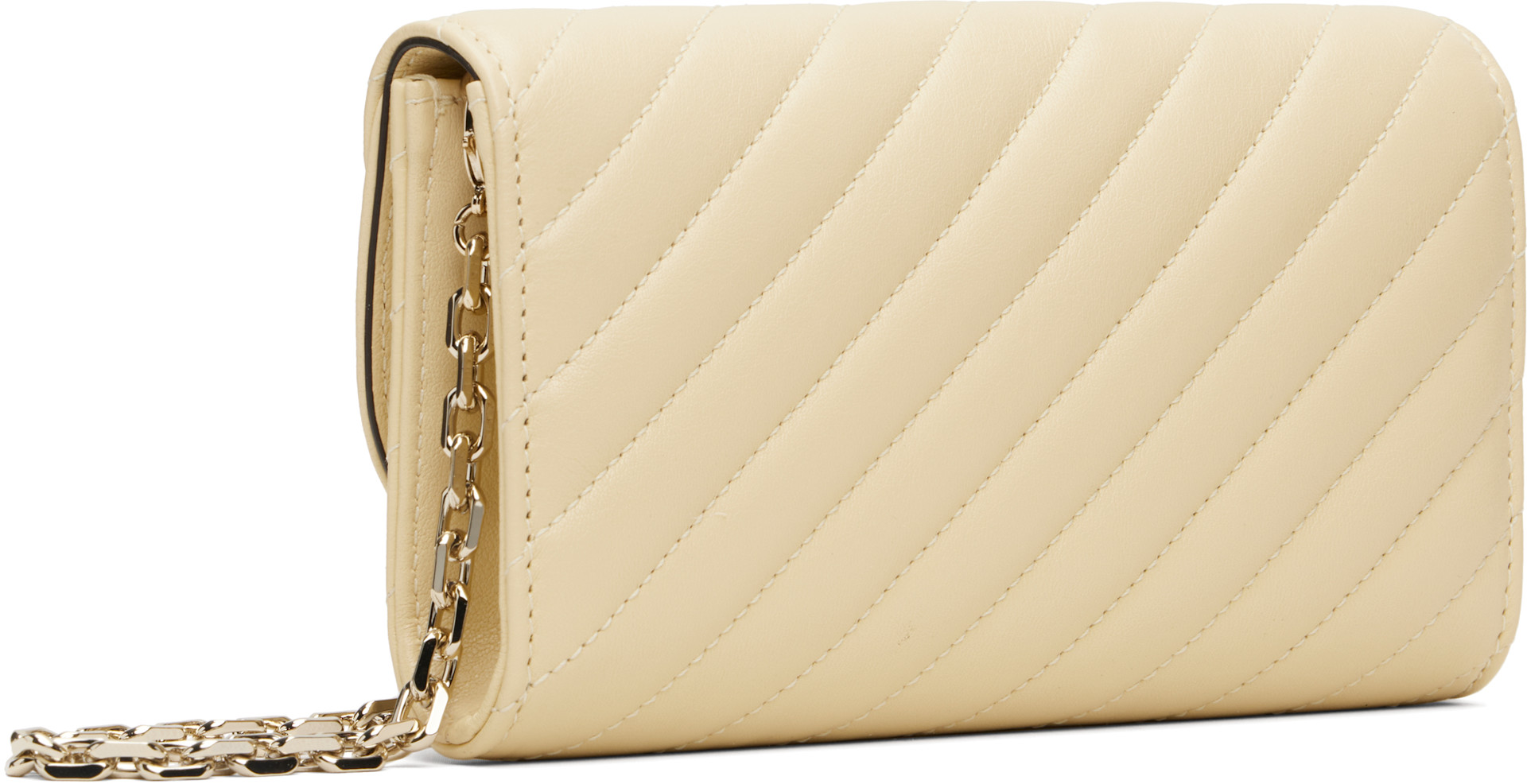 JIMMY CHOO ハンドバッグ ホワイト チェーン JIMMY CHOO ジミーチュウ 