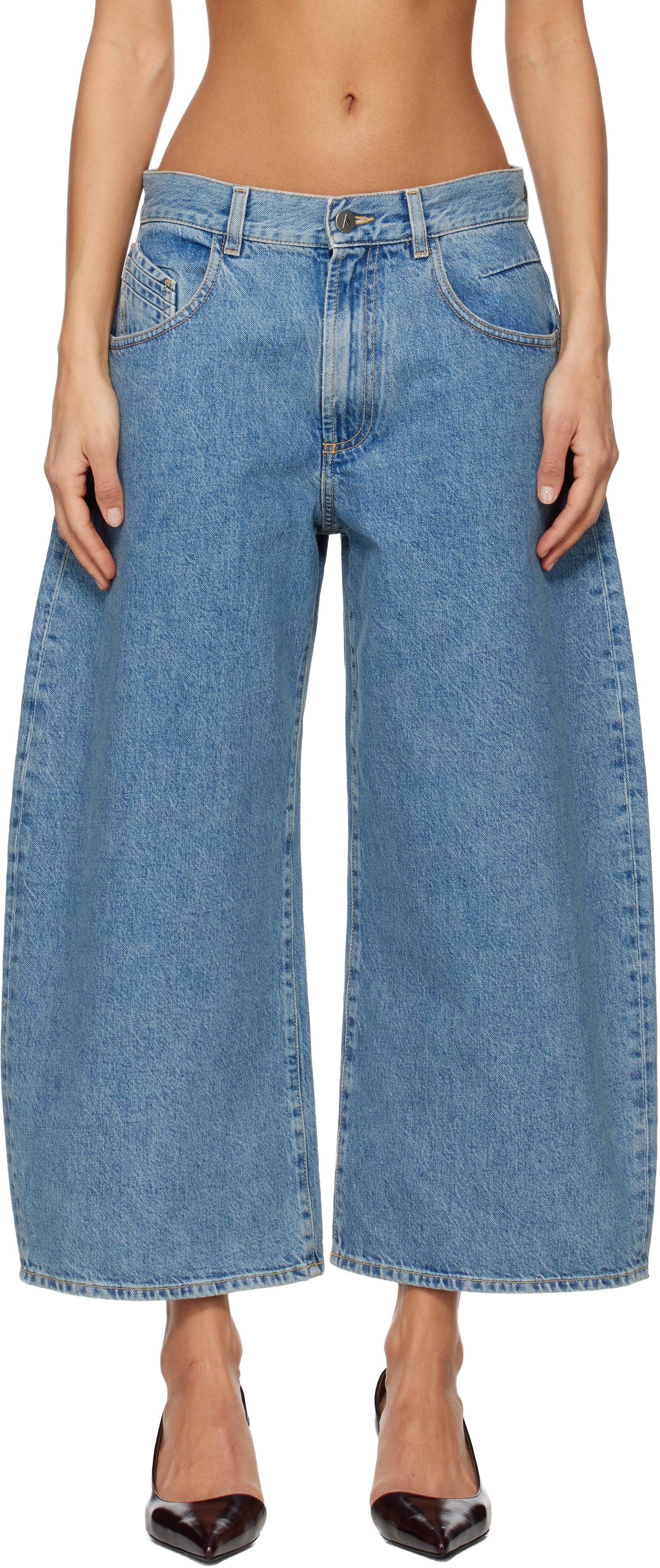 The Attico - Jean long bleu