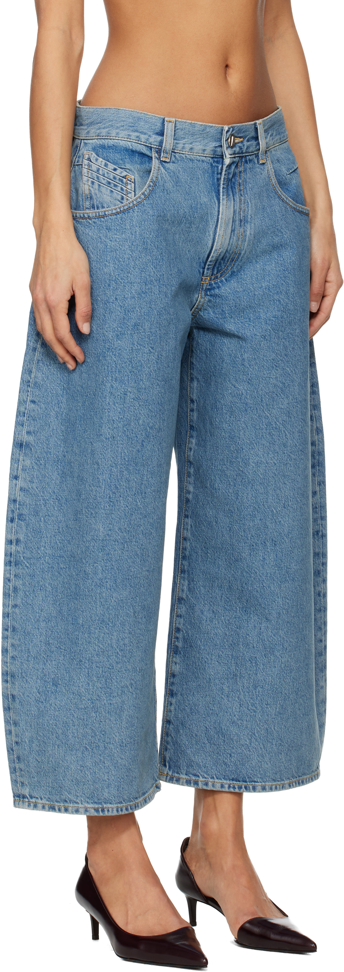 The Attico - Jean long bleu