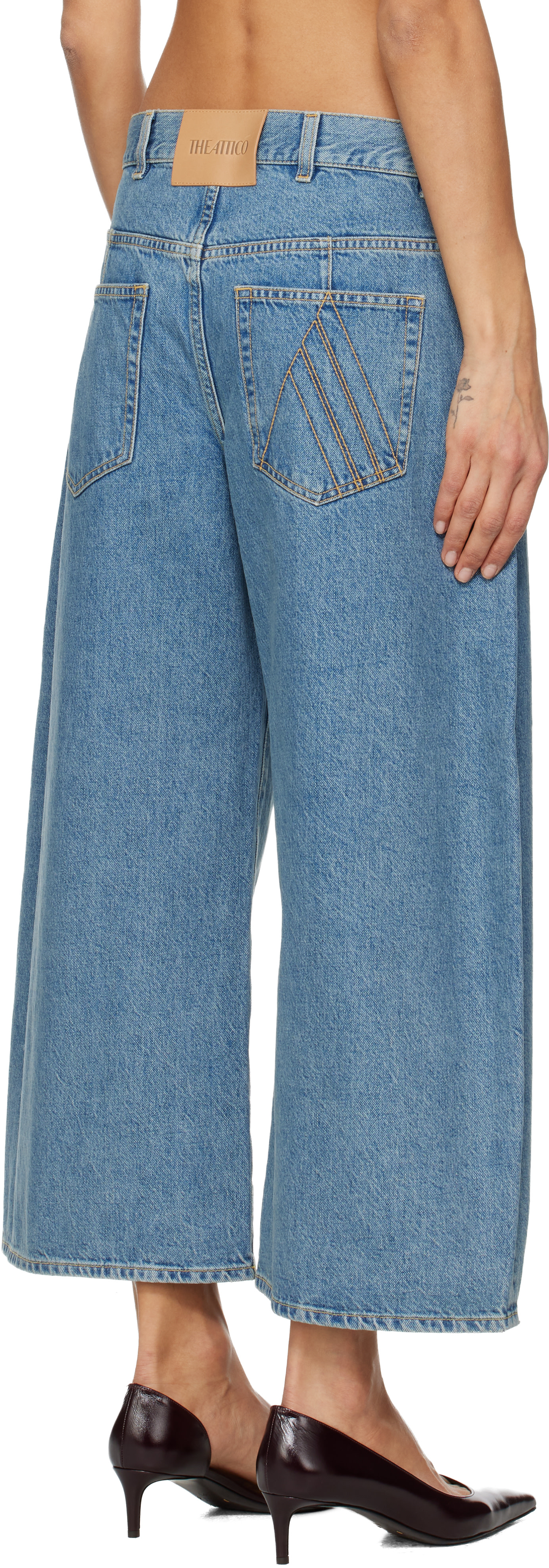 The Attico - Jean long bleu