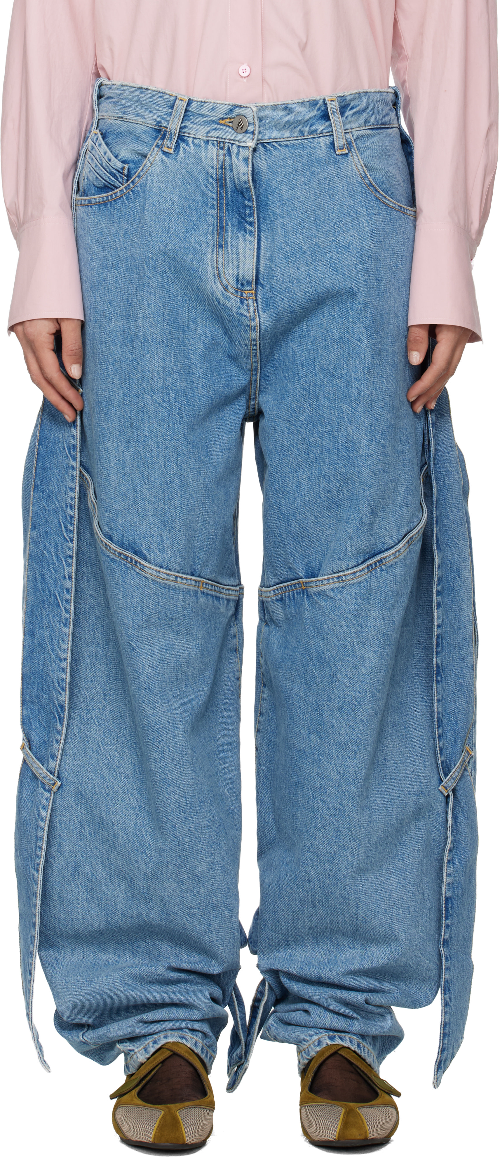 The Attico - Jean long bleu