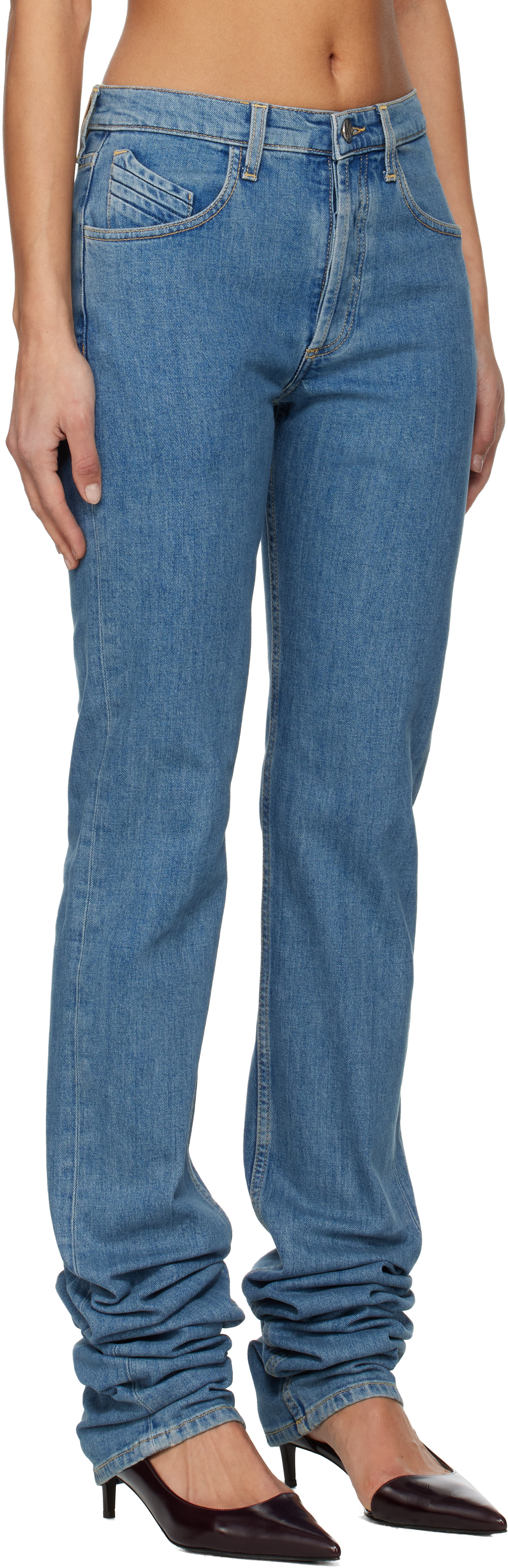The Attico - Jean long bleu