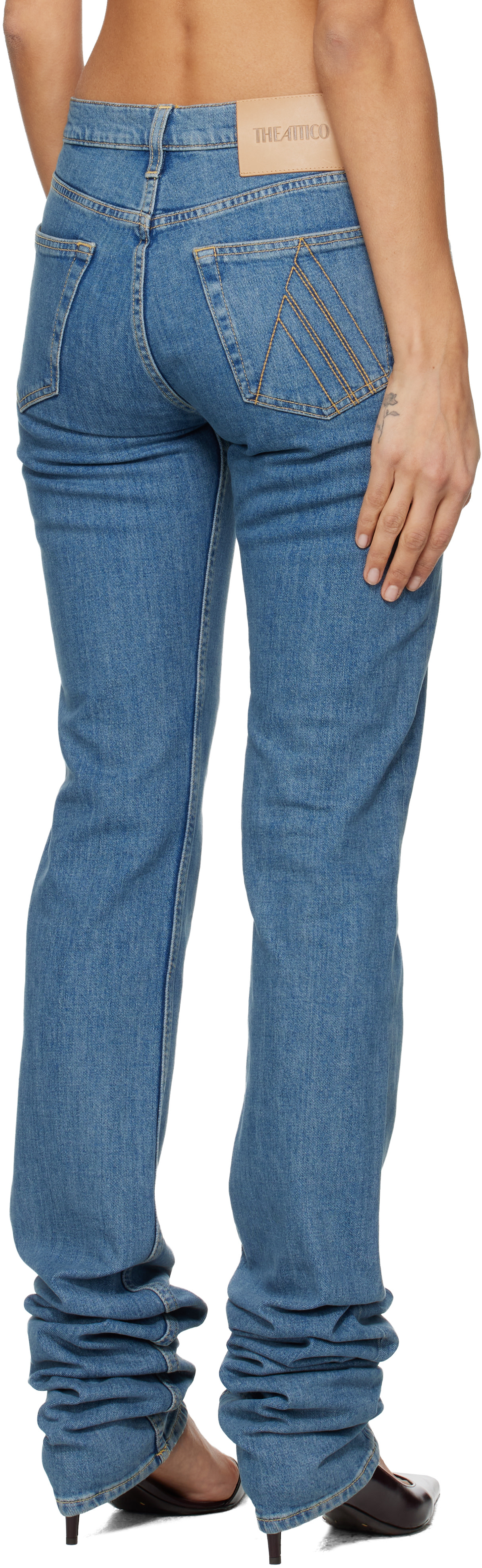 The Attico - Jean long bleu