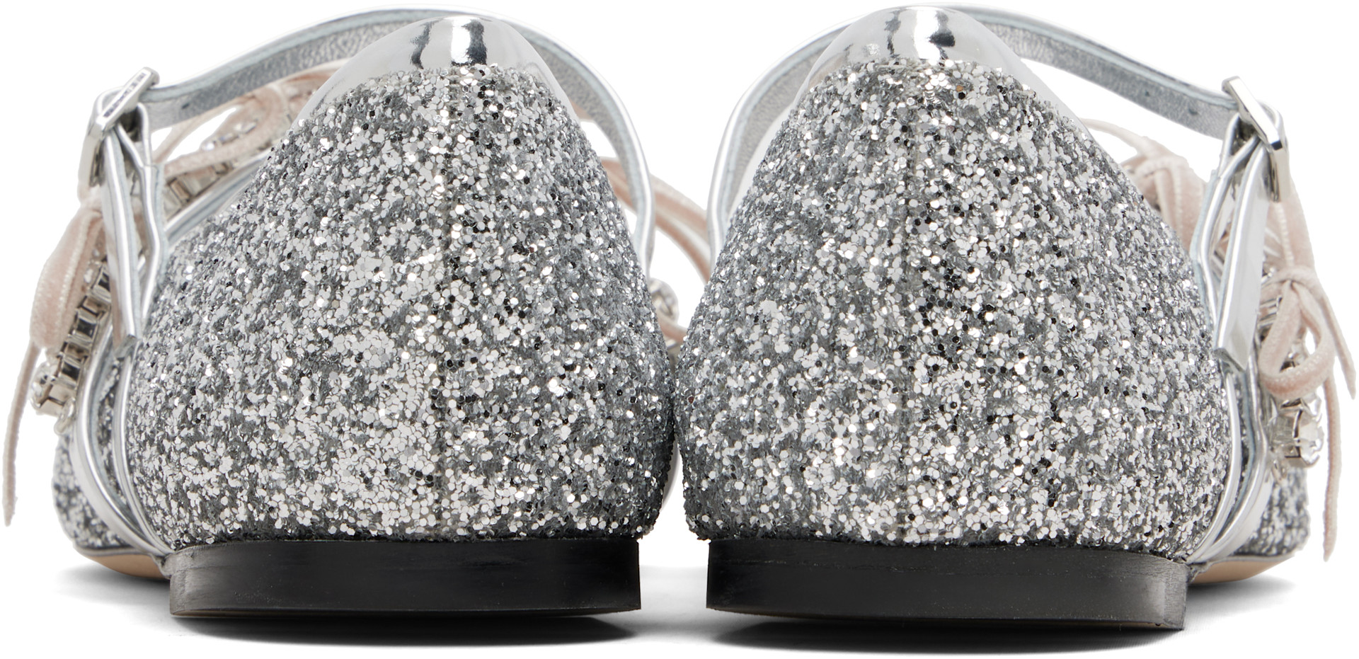 Jimmy Choo - Ballerines Loli argentées