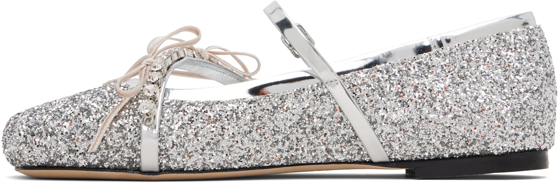 Jimmy Choo - Ballerines Loli argentées