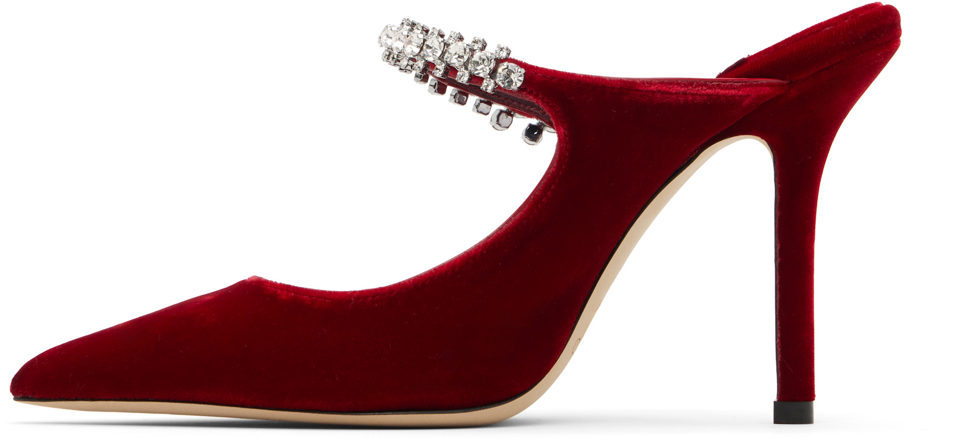 Jimmy Choo: Red Bing 100 Heels | SSENSE