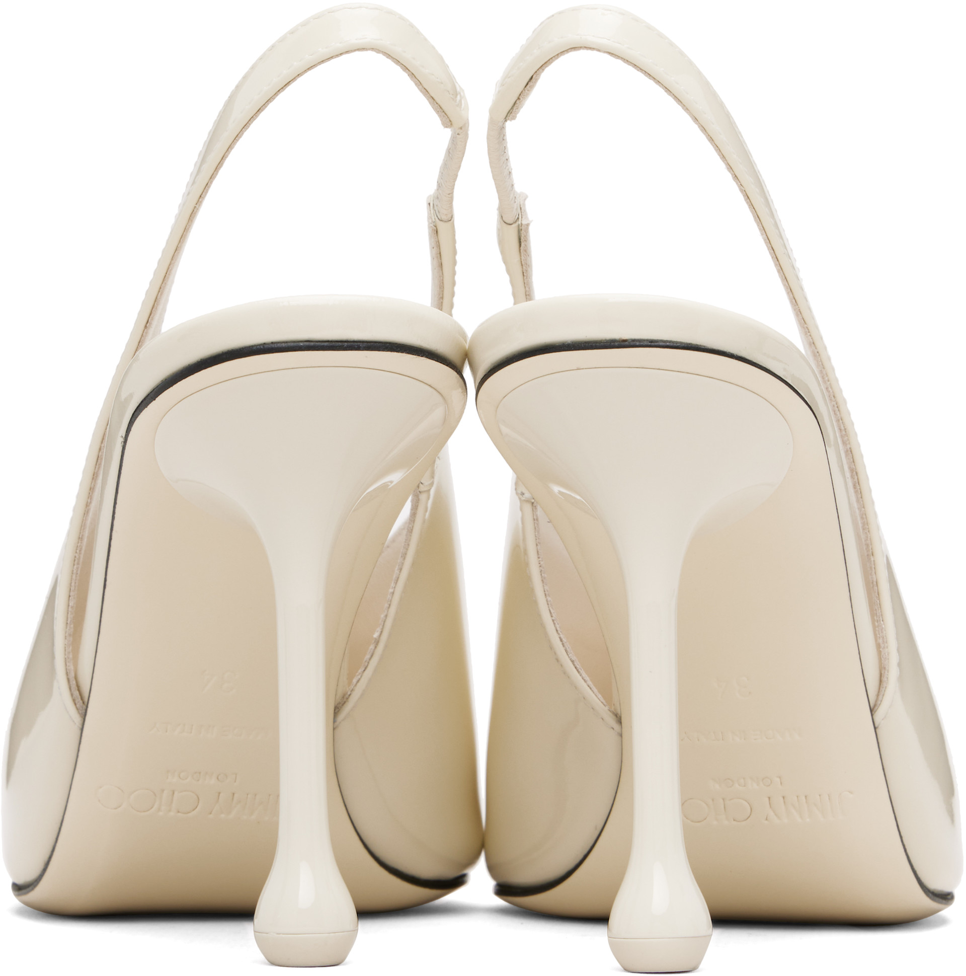 Jimmy Choo: Off-White Isa 95 Heels | SSENSE