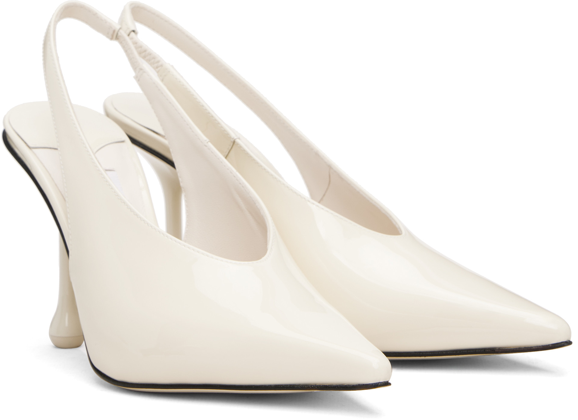 イシュタル Jimmy Choo: Off-White Isa 95 Heels | SSENSE