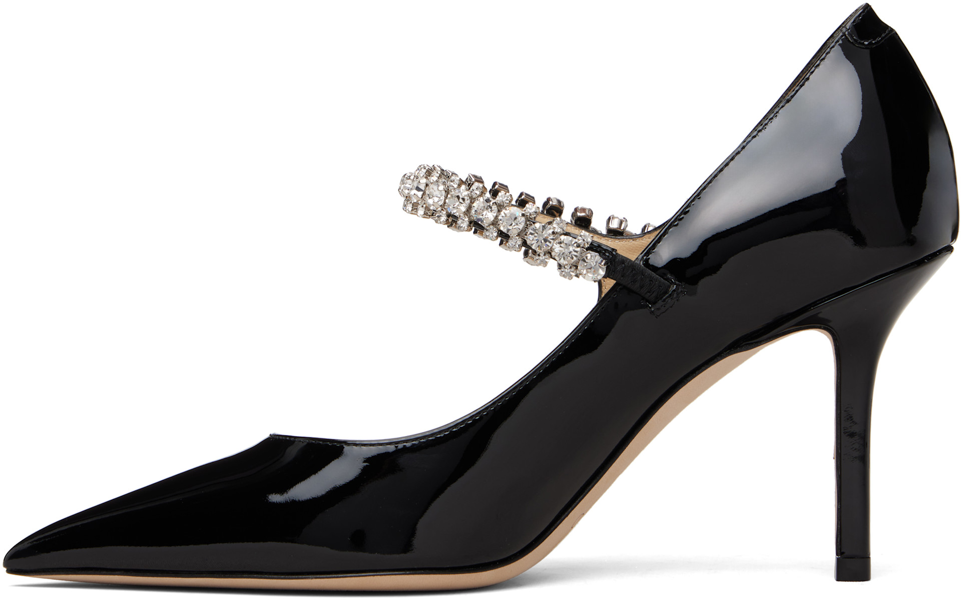 Jimmy Choo: Black Bing Pump 85 Heels | SSENSE