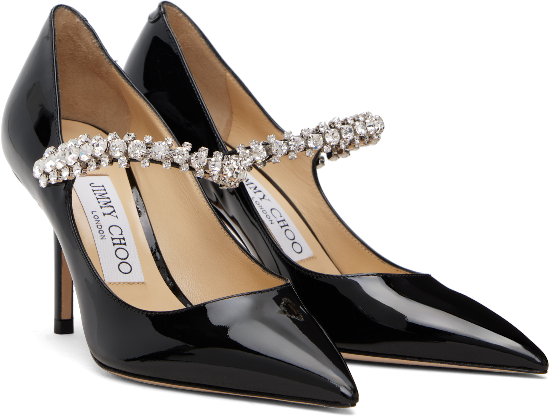 チ*❗様 ST WORKS ハイランダー 　5040シンキング 　ハンドメイドミ Jimmy Choo: Black Bing Pump 85 Heels | SSENSE