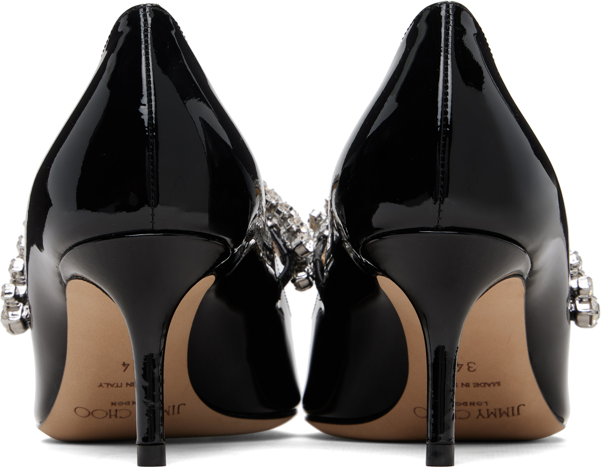 Jimmy Choo: Black Bing Pump 65 Heels | SSENSE