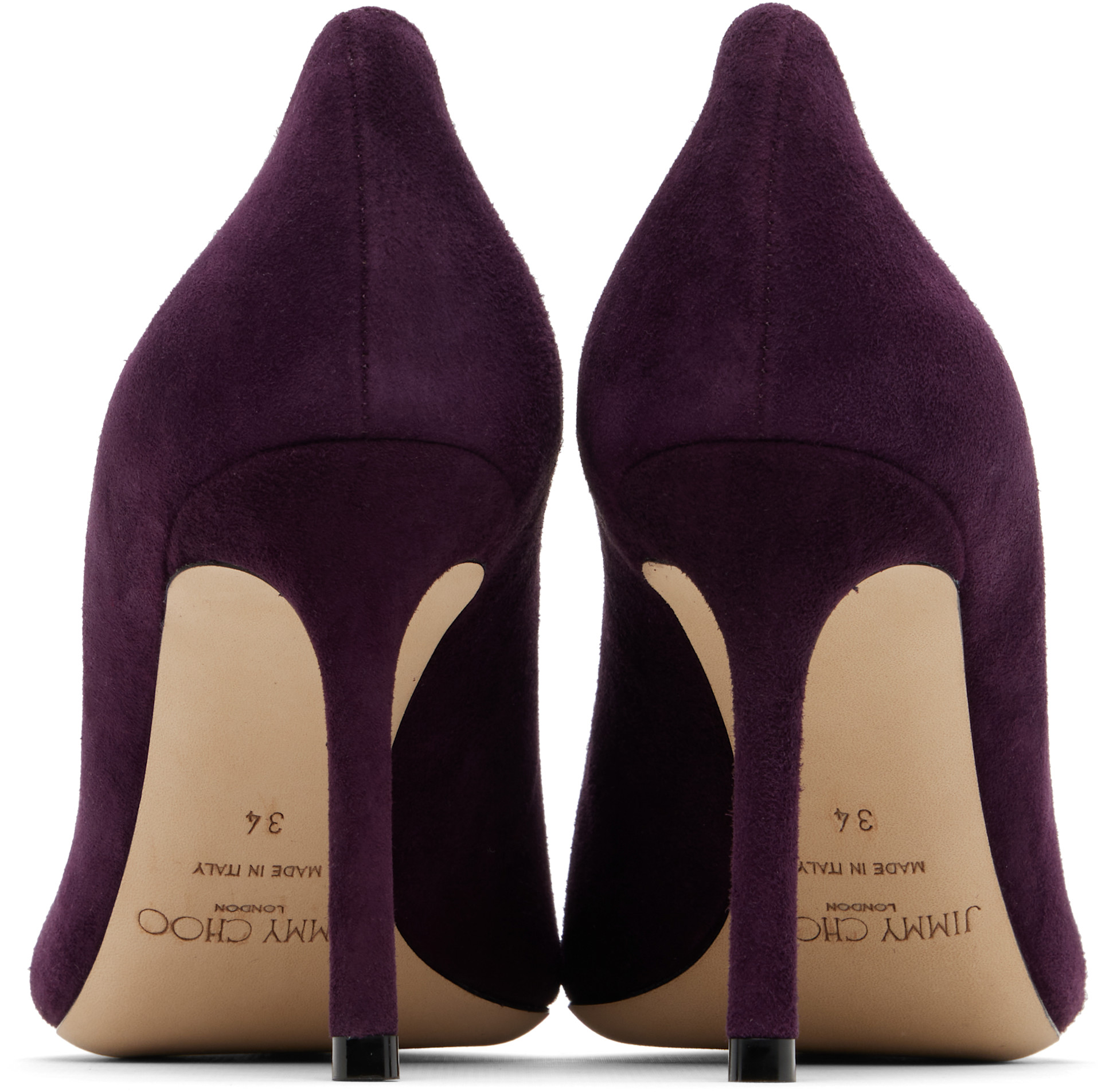 Jimmy Choo: Purple Romy 85 Heels | SSENSE Canada
