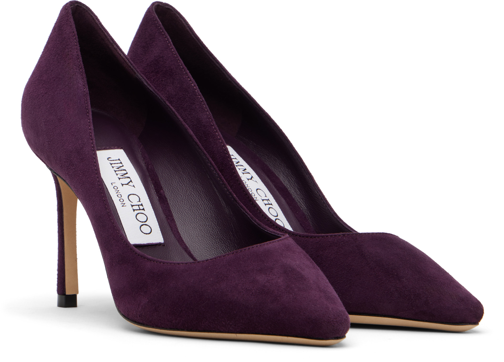 Jimmy Choo: Purple Romy 85 Heels | SSENSE Canada