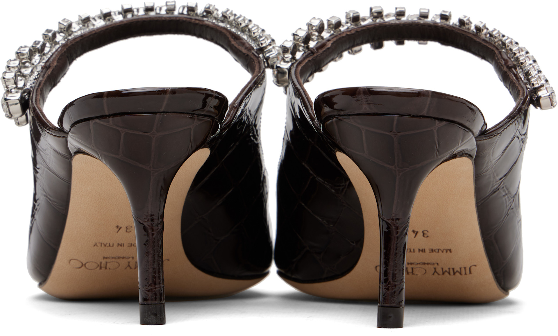 Jimmy Choo: Brown Bing 65 Heels | SSENSE