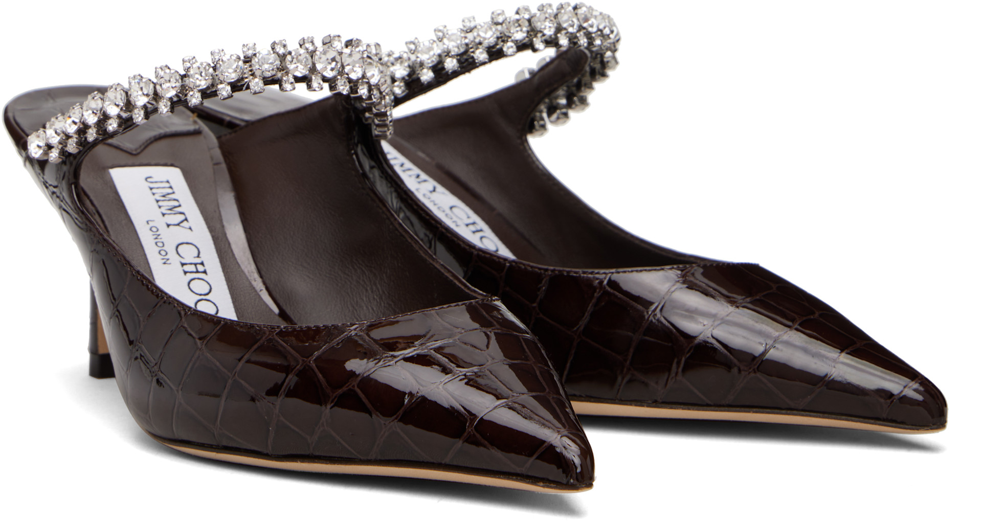 Jimmy Choo: Brown Bing 65 Heels | SSENSE