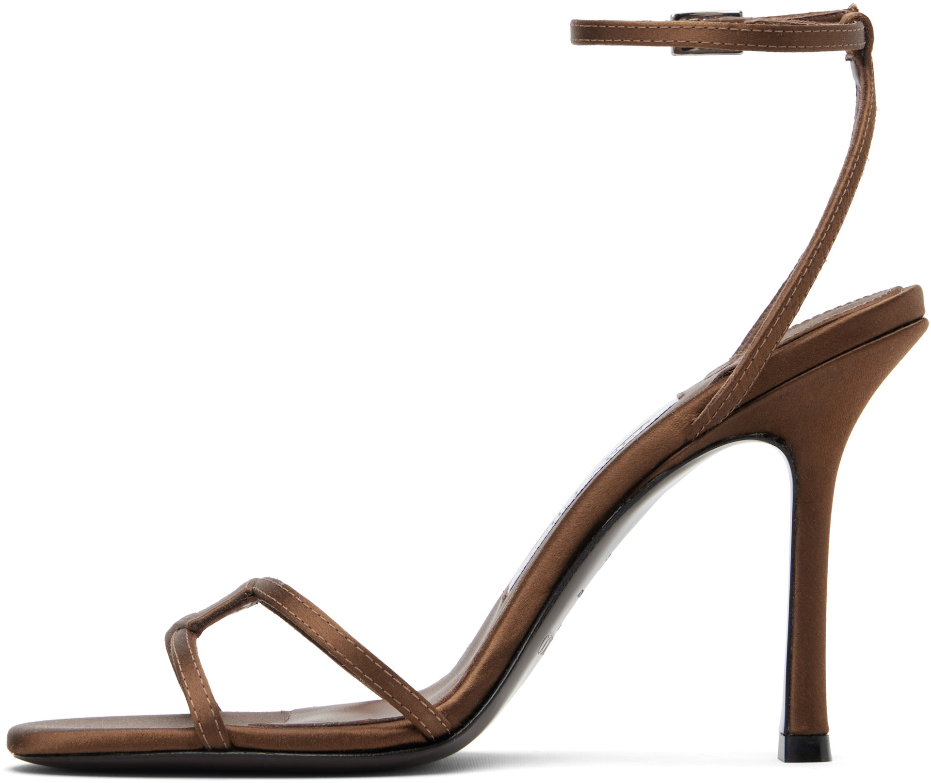 Jimmy Choo: Brown 1998 Leo 100 Heeled Sandals | SSENSE