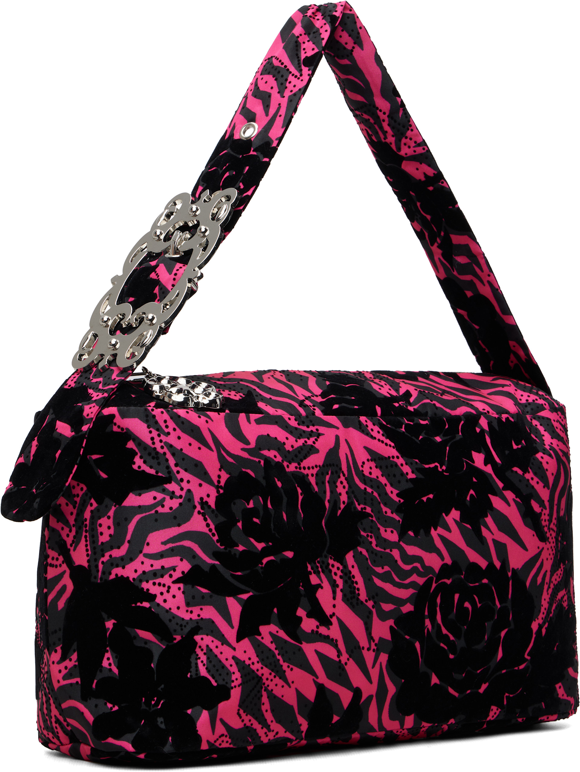 Chopova Lowena: Pink Tigey Taffeta Bag | SSENSE