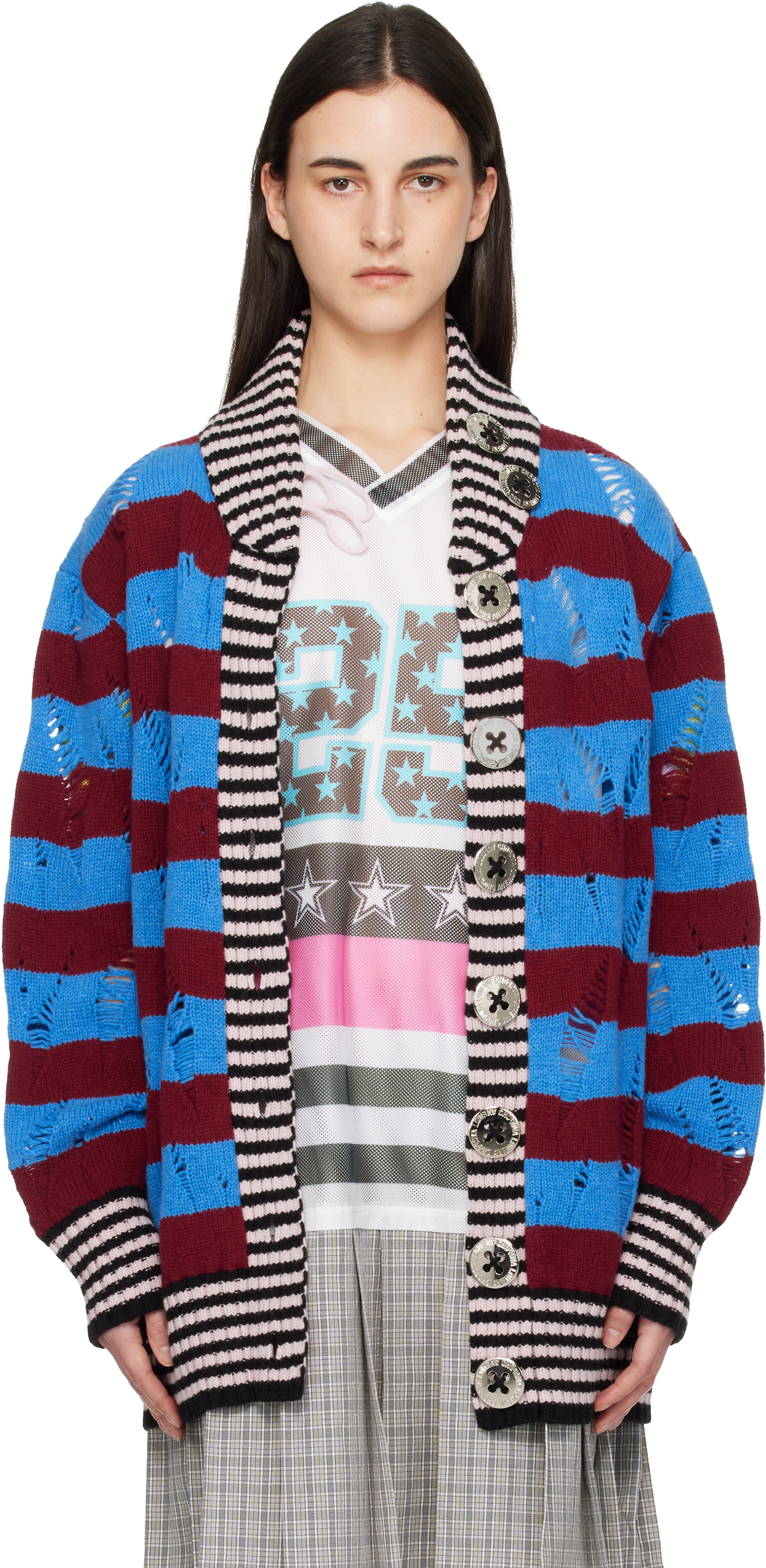 Chopova Lowena - Cardigan teddy multicolore