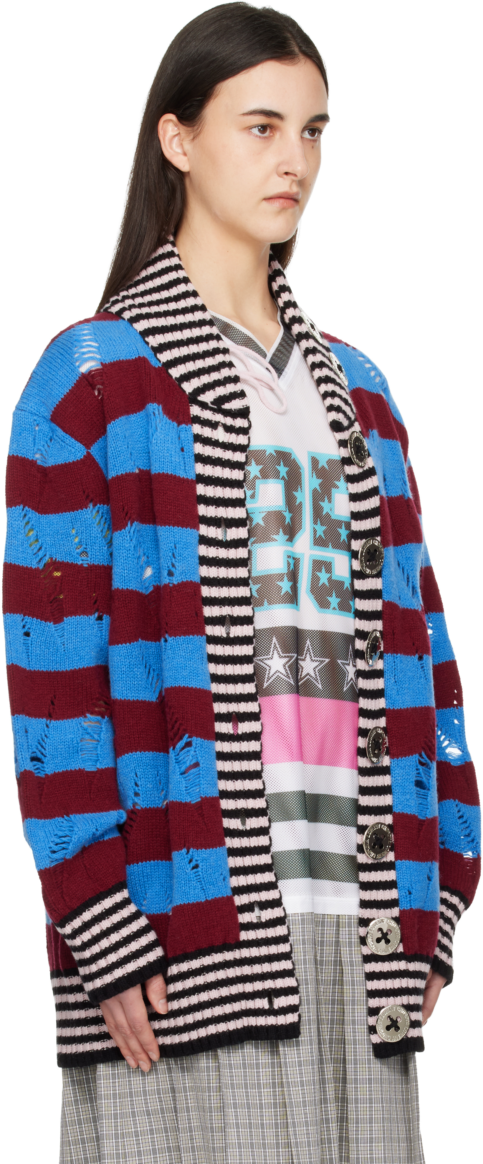 Chopova Lowena - Cardigan teddy multicolore