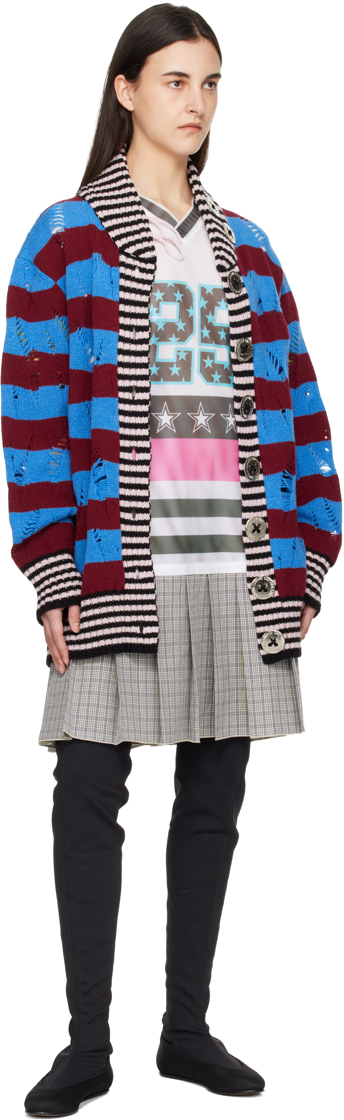 Chopova Lowena - Cardigan teddy multicolore