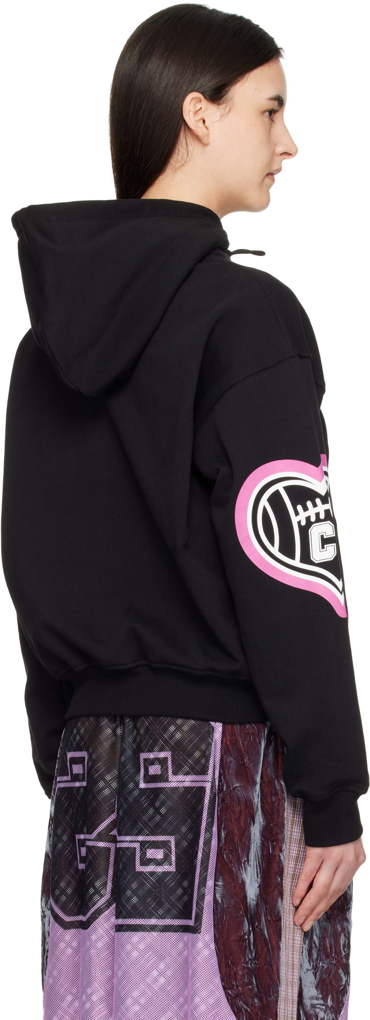 Chopova Lowena - Pull à capuche Cry Baby noir