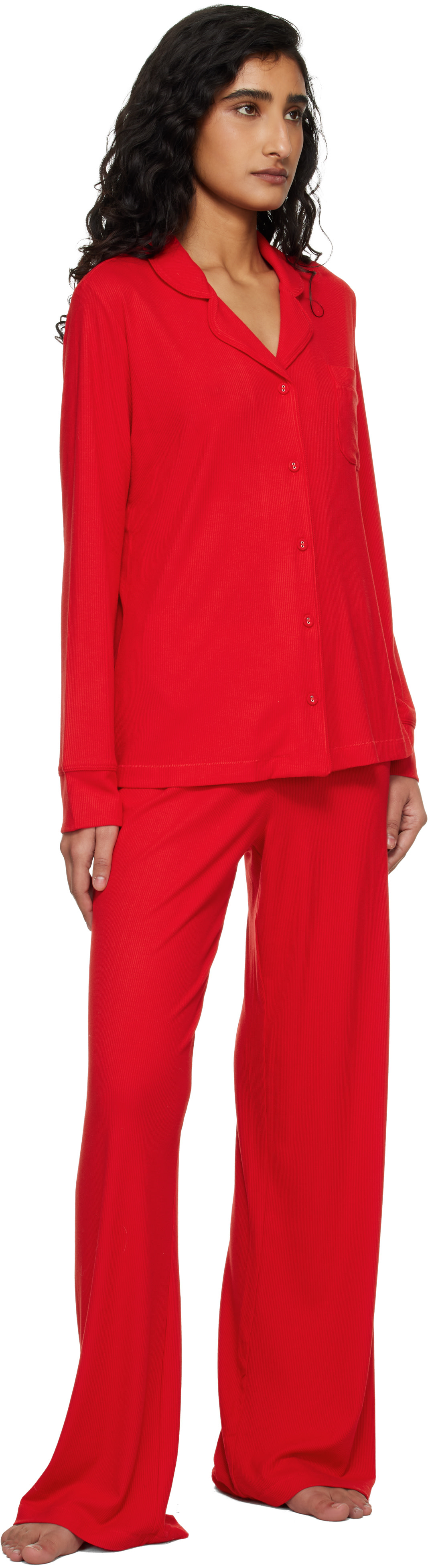 SKIMS - Pyjama rouge - Soft Lounge