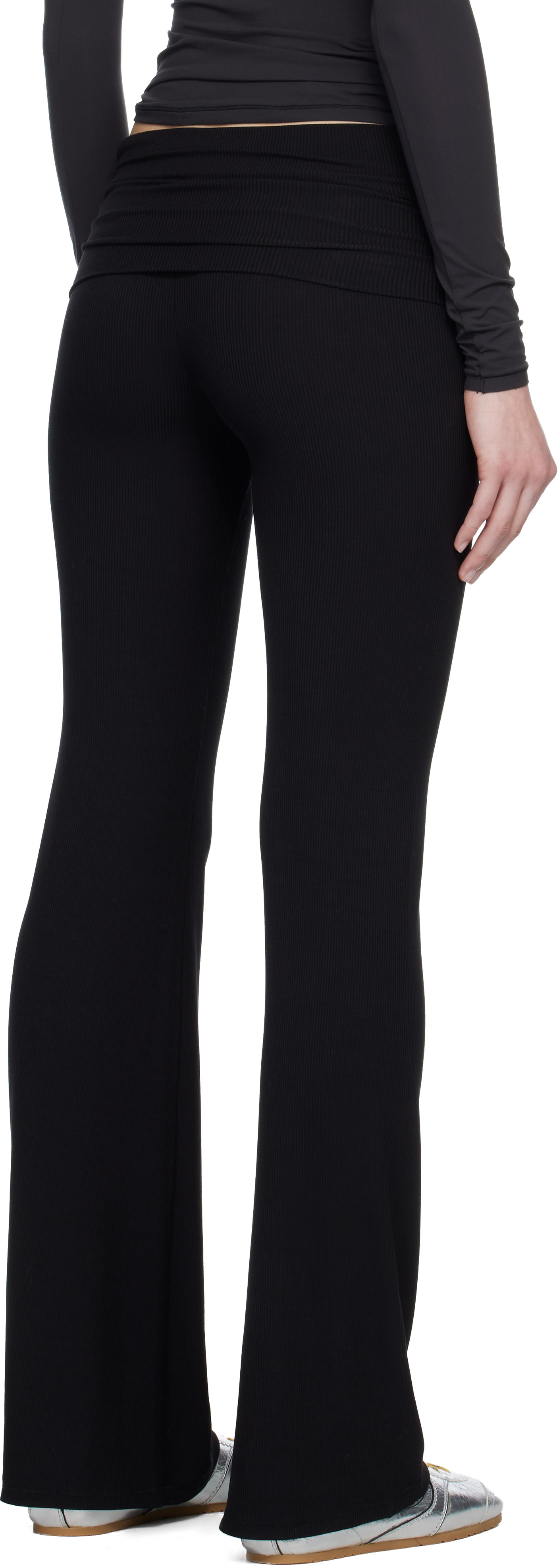 SKIMS - Legging noir à taille repliée - Soft Lounge